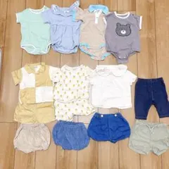 80夏服まとめ売りpetitmain テータテートH&M UNIQLOペアマノン