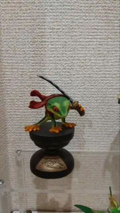 アマガエル（青色個体） フィギュア 忍者 風魔手裏剣 - メルカリ