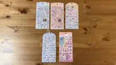 サンリオ　うるちゅるポップシール含む5枚セット