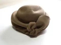 CA4LA カシラ ベージュ トーク帽 ウールハット