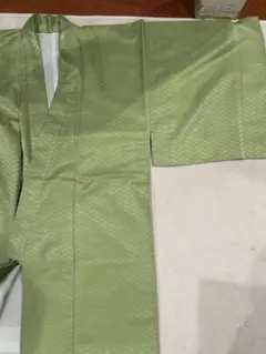 大衆演劇着物 黄緑色 矢羽根柄(男)