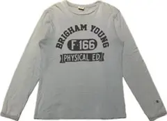 Champion 三段プリント アーチロゴ カットソー ロンT