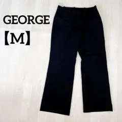 GEORGE黒のスラックス【M】