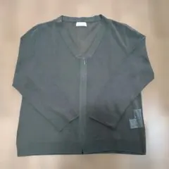 CECI DU CELA カーキ色カーディガン