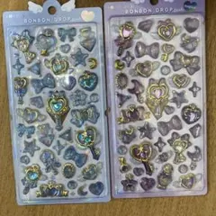 ボンボンドロップシール マジカル2種セット ブルー パープル