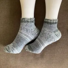 手編み靴下