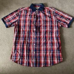 グリーンレーベルリラクシング　メンズ　トップス　シャツ　半袖　コットン100％