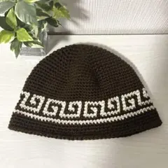 239クラシックハット☆クラッシャーハット☆バケットハット☆手編みニット帽