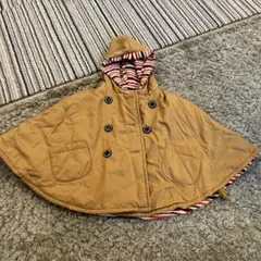 ブランシェス ポンチョ アウター　リバーシブル