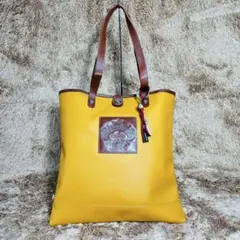 (美品)大人気、オロビアンコ、トートバッグ、大容量、A-4可、オールレザー、シボ