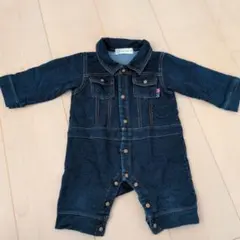 デニム風ロンパース 70cmのサムネイル