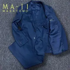 【美品】AOKI MAJI スーツ 3ピース ダークネイビー 170 上下