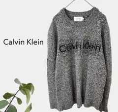 Calvin Klein グレー ニット・セーター