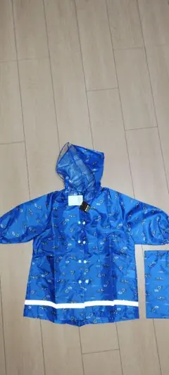 新品 BdeR サメ柄 レインコート Sサイズ