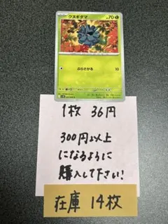 ポケモンカード　クヌギダマC残り14枚のサムネイル