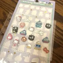 【正規品】ボンボンドロップシールミニ　はぴだんぶい他　おすそ分け