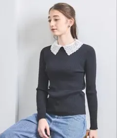 【美品】UNITED ARROWS アローズ　レディ ロングスリーブニットのサムネイル