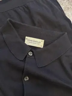 JOHN SMEDLEY ジョンスメドレー コットン ポロADRIAN ネイビーのサムネイル
