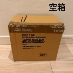 空箱　SUPER DOUBLE DRAGON スーパーファミコン　ソフトの箱