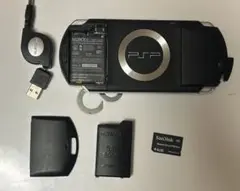SONY PSP-1000本体 ブラック 4GBメモリースティック3本ソフト付き
