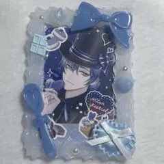 硬質カードケース トレカケース ホイップデコ B8 青