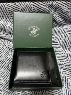 BEVERLY HILLS POLO CLUB 二つ折り財布 ブラック 箱有り