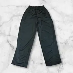 リラックス スウェットパンツ きれい見え 男女兼用 ポケット付 ブラック M