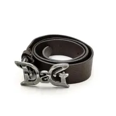美品 ディー＆ジー D&G ベルト レザー 伊製 11-25110705
