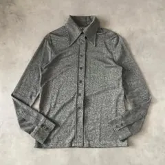 【美品】Jocomomola ホコモモラ 長袖シャツ ブラウス ラメ糸 AS89のサムネイル