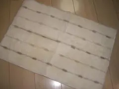 ★ウチノ★バスマット・足ふきマット★ベージュ・ホワイト系