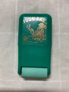 昭和レトロ　けしごむらんど　ローラー消しゴム　グリーン 　未使用品のサムネイル
