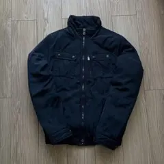 TOMMY HILFIGERアーカイブ ブラック ダブルジップ ブルゾン　中綿