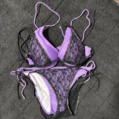 水着 パープル Lサイズ