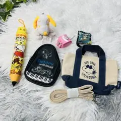 PEANUTS スヌーピー　6点セットまとめ売り　ポーチ.バッグ.キーホルダー