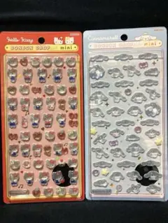 正規品 サンリオ ボンボンドロップシール ミニ キティ シナモロール 2点セット