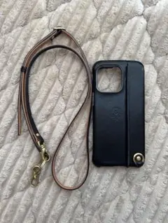 HUKURO iPhone15promax ショルダーストラップ 栃木レザーのサムネイル