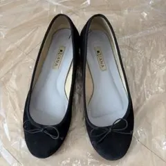 DIANA バレエシューズ ブラック リボンのサムネイル