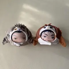 ハイキュー‼︎ おまんじゅうぬいぐるみ　マスコット　梟谷　木兎　赤葦