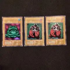 遊戯王　初期ウルトラ　　カエルスライム　　大砲だるま
