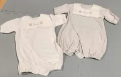 【双子】ベビー　ロンパース60　2枚セット