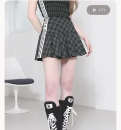 新品未使用 Darich チェック柄 プリーツスカートのサムネイル