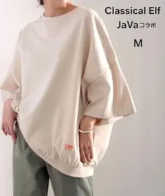 ClassicalElf Javaコラボ ゆったりビッグシルエット半袖トレーナー