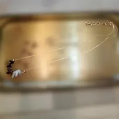 天然石ビーズのチェーンネックレス