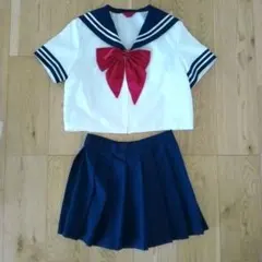価格交渉OK Mサイズ　セーラー服コスプレセット上下　夏服