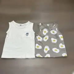 タンクトップ 2枚セット 80サイズ