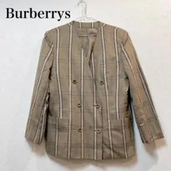 Burberrys バーバリー ノバチェック柄 ダブルボタンテーラードジャケット