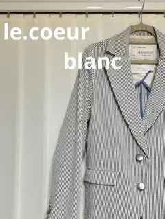 日本製　ルクールブラン　ジャケット　ストライプ　le.coeur blanc Mのサムネイル