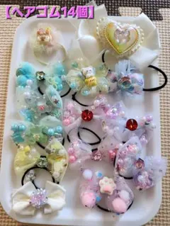 【まとめ売り/中古品】ヘアゴム・リボン・チュール・ハンドメイド①