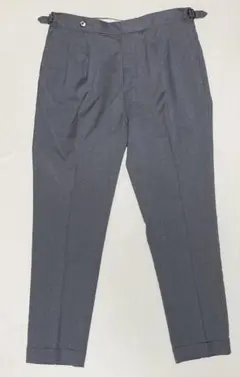 美品 GTA HERRICK グルカ チャコールグレー ウールフランネル 44