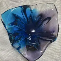 昭和レトロ　フラワーベース　ガラス　花瓶